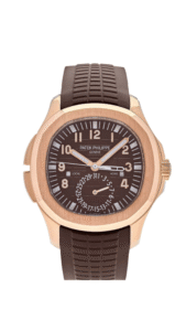 Patek Philippe Aquanaut 5164R-001 Travel Time Brown Dial Rose Gold