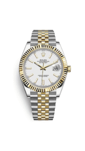 Rolex Datejust 41 White Dial Two Tone