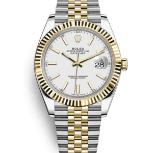 Rolex Datejust 41 White Dial Two Tone