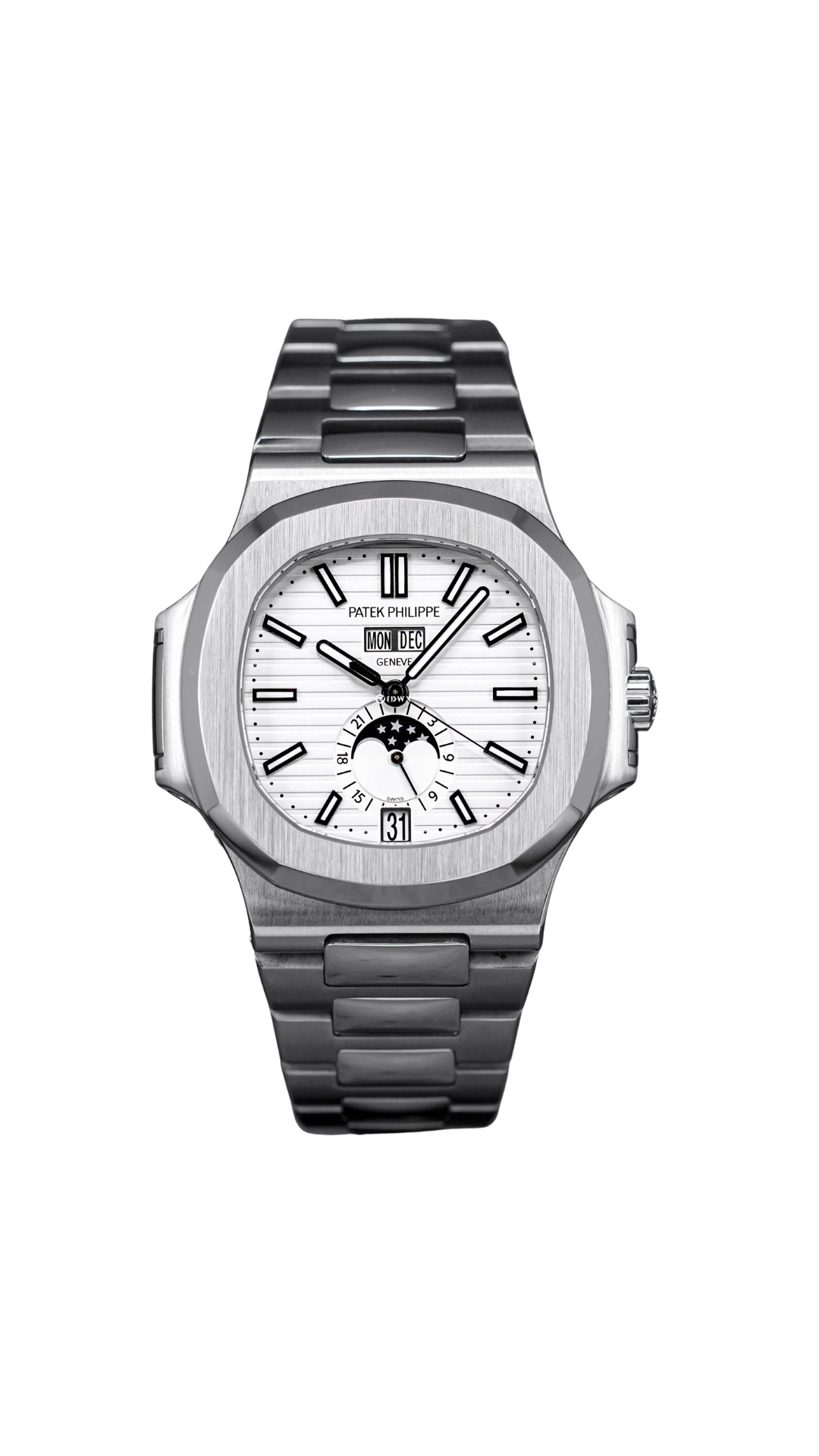 Patek Philippe Nautilus Annual Calendar Stainless Steel White Dial 5726/1A-010