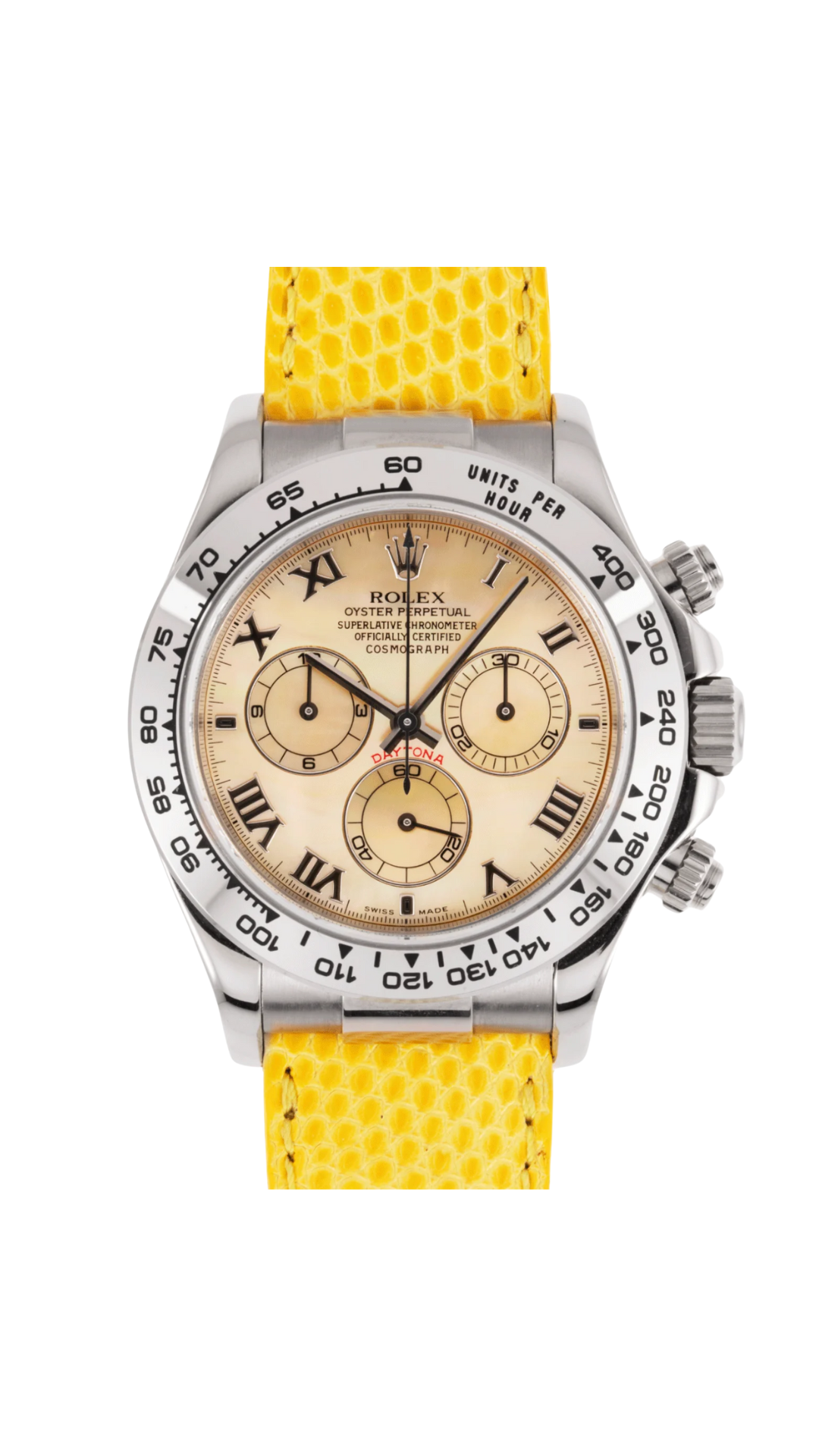 Rolex Cosmograph Daytona "Beach" Yellow Dial – Edición Especial