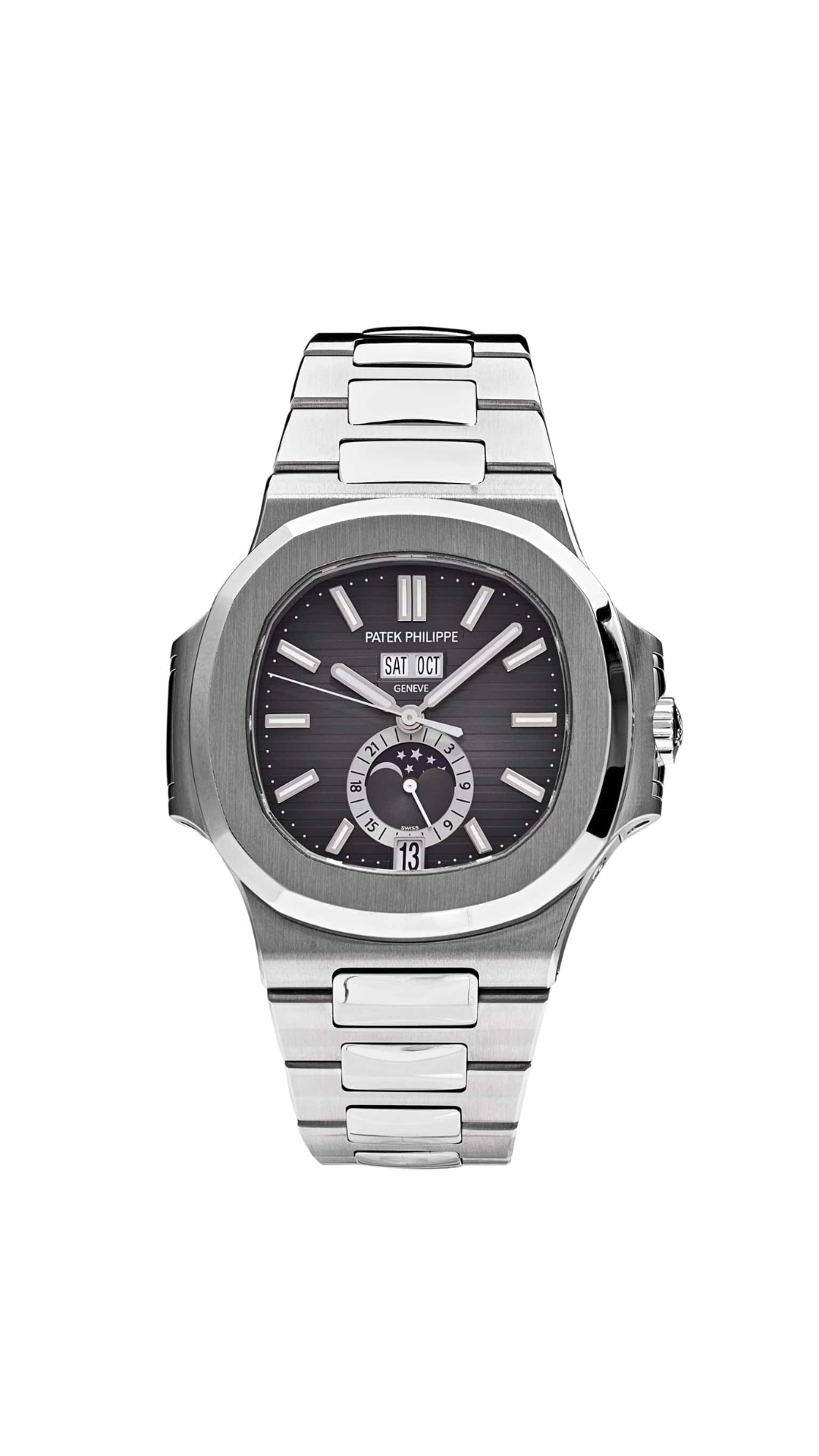 Patek Philippe Nautilus Annual Calendar Black Dial 5726/1A