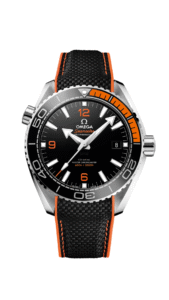 Omega Seamaster Planet Ocean 600M 43.5mm steel on rubber strap
