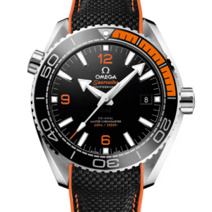 Omega Seamaster Planet Ocean 600M 43.5mm steel on rubber strap