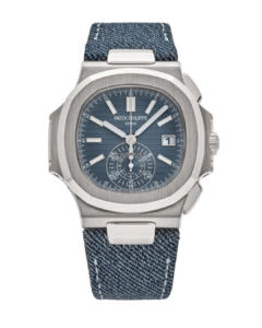 Patek Philippe Nautilus Chronograph “Denim” — Ref. 5980/60G-001