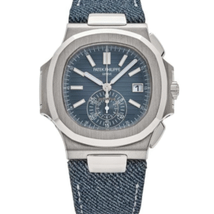 Patek Philippe Nautilus Chronograph “Denim” — Ref. 5980/60G-001