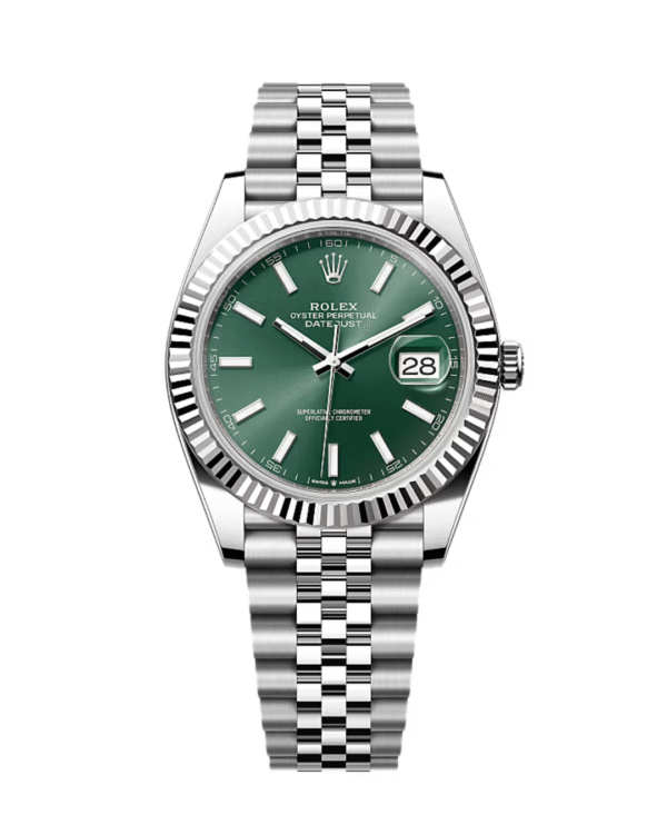 Rolex Datejust 41 Olive Dial Jubilee
