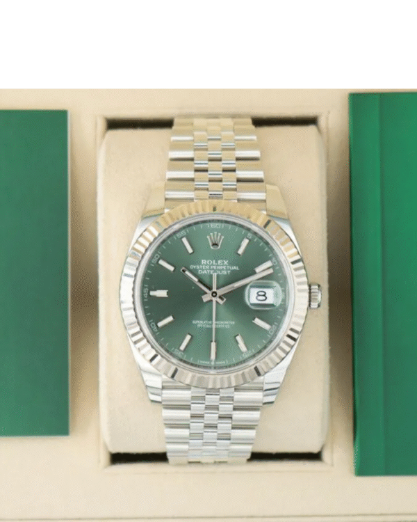 Rolex Datejust 41 Olive Dial Jubilee - Imagen 2