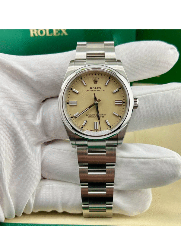Rolex Oyster Perpetual 36 Beige Dial - Imagen 2
