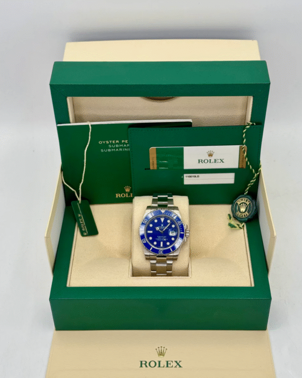 Rolex Submariner Date “Smurf”  Oyster Ref 116619LB - Imagen 2